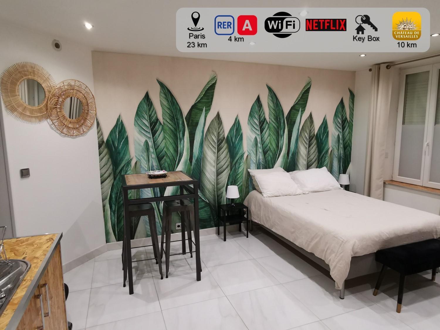 Studio Cosy Proche Paris Et Versailles Le Port-Marly Buitenkant foto